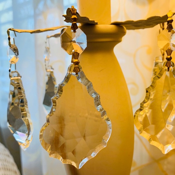 Accents Sparkling Crystal Chandelier Ornaments Set Of 4 Poshmark